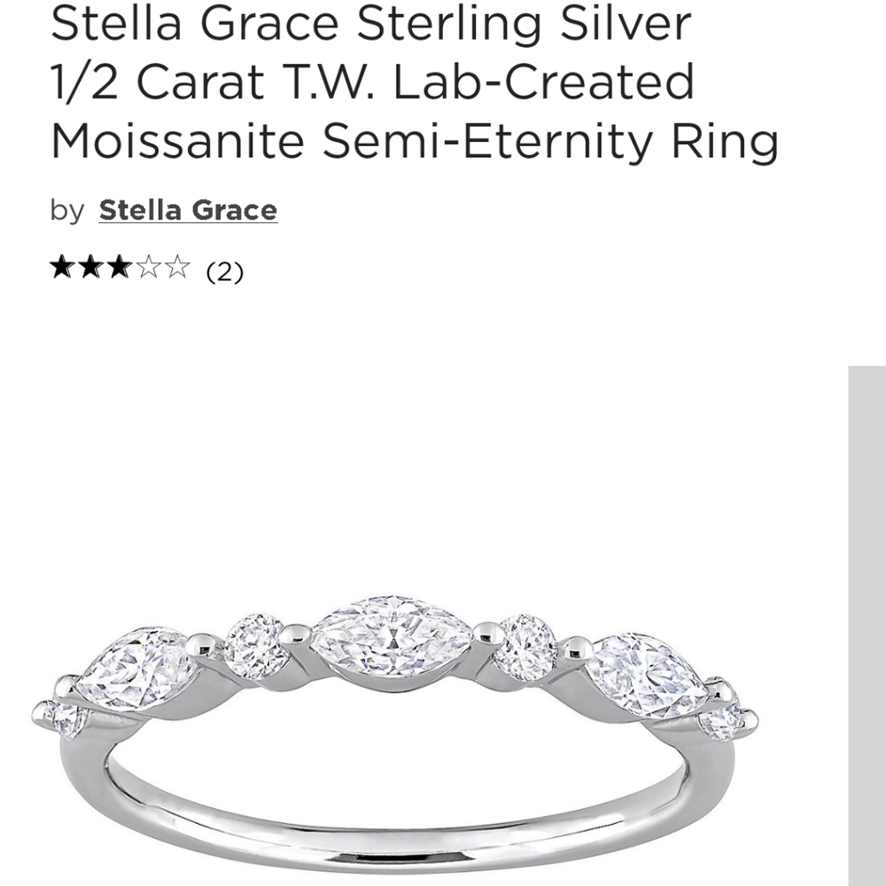 MOISSANITE MIXED SHAPE BAND RING